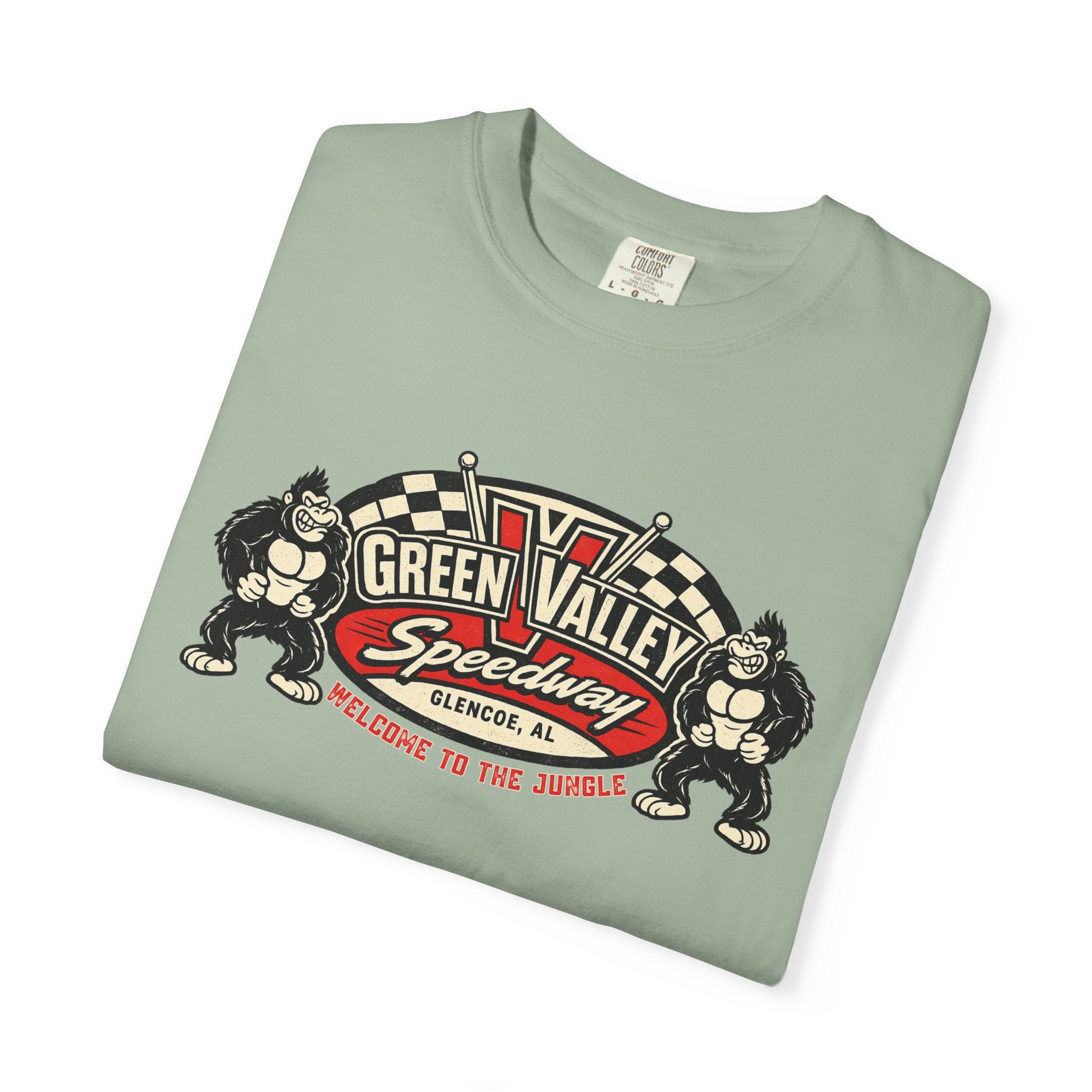Green Valley Speedway | Welcome to the Jungle Glencoe, AL | Vintage Style T-Shirt
