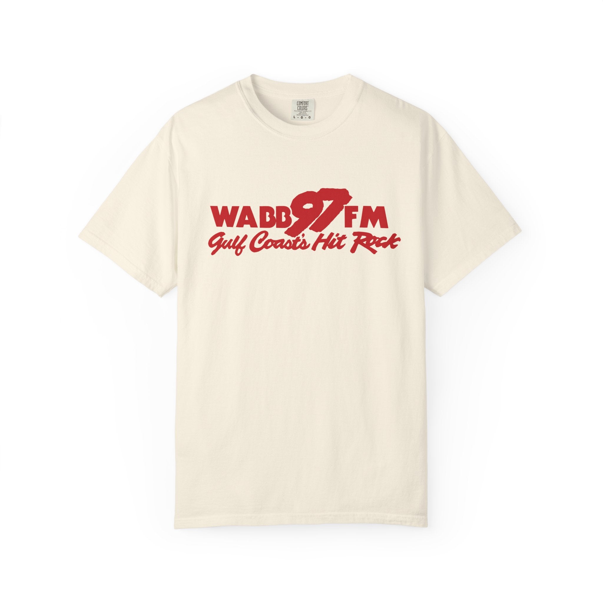 WABB 97 FM Tee | Vintage Mobile, AL Radio Station Shirt | Gulf Coast's Hit Rock