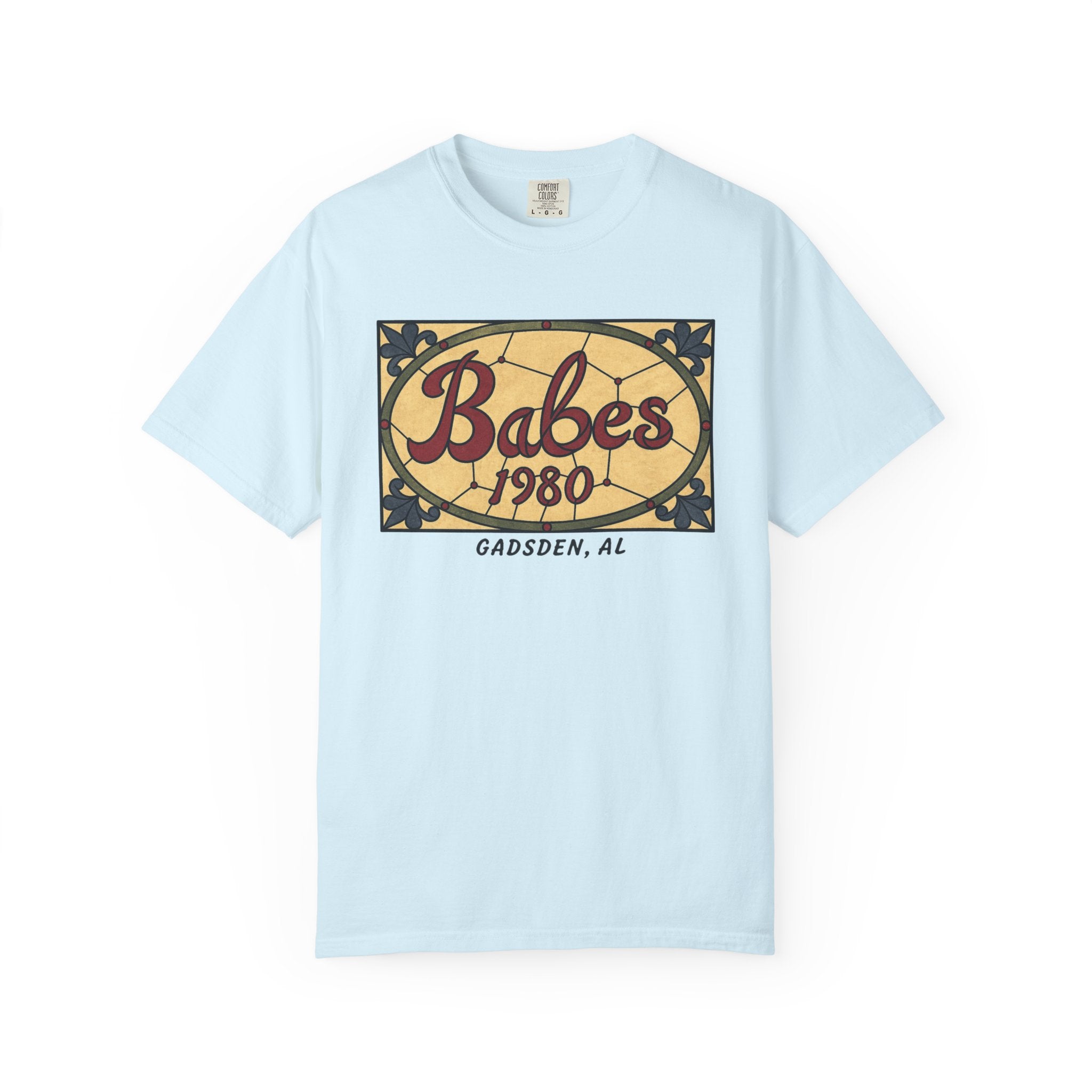 T-Shirt — Babes 1980 Gadsden, AL Vintage Sign Graphic