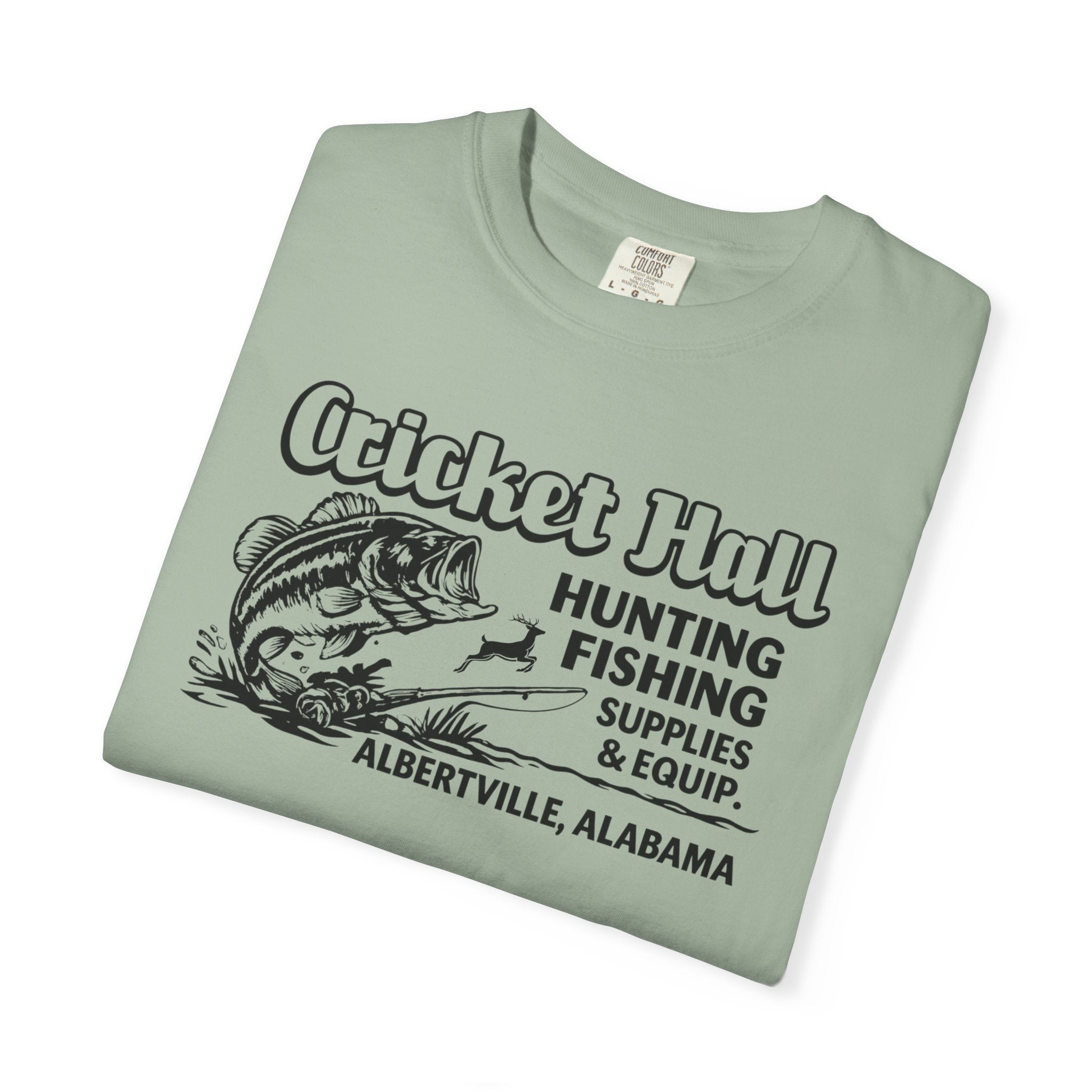 Cricket Hall Hunting & Fishing T-Shirt | Albertville, AL | Vintage Outdoor Supply